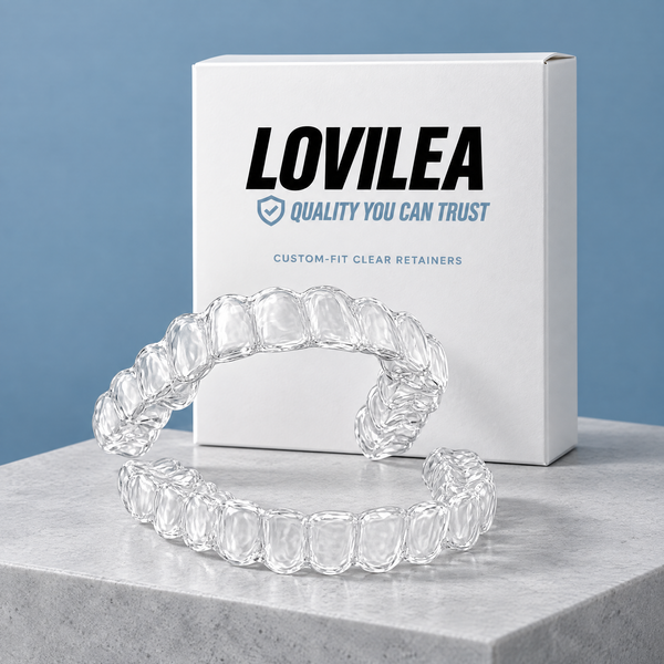 Custom-Fit Clear Retainers – Upper & Lower Set for a Secure, Lasting Smile
