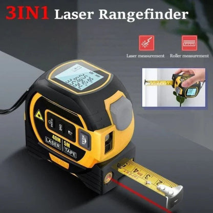 3-in-1 Laser Tape Measure
