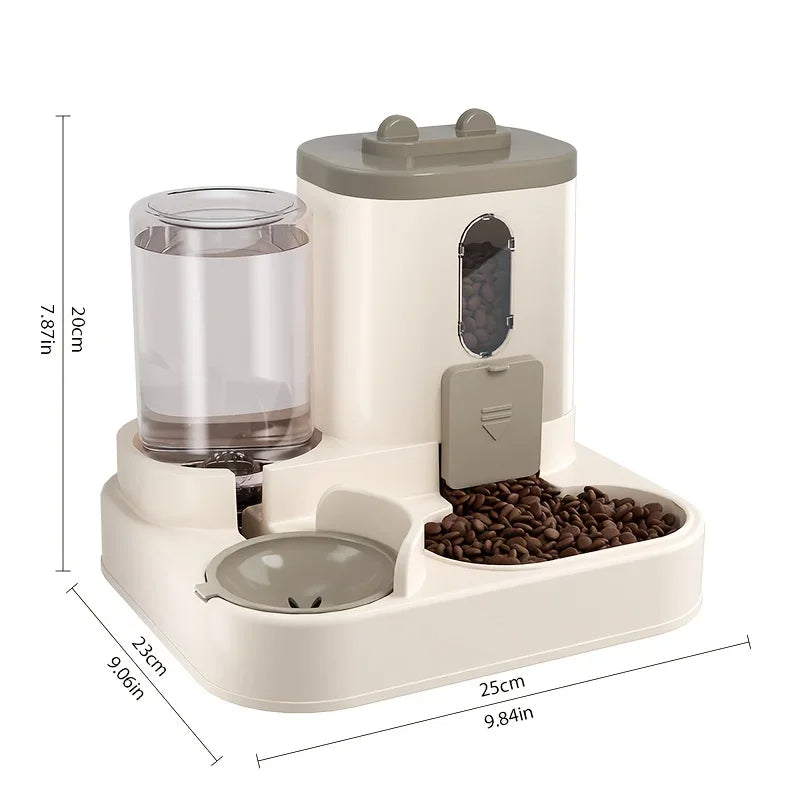 2-in-1 Dog & Cat Feeder
