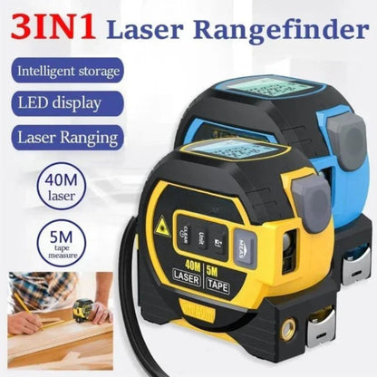 3-in-1 Laser Tape Measure