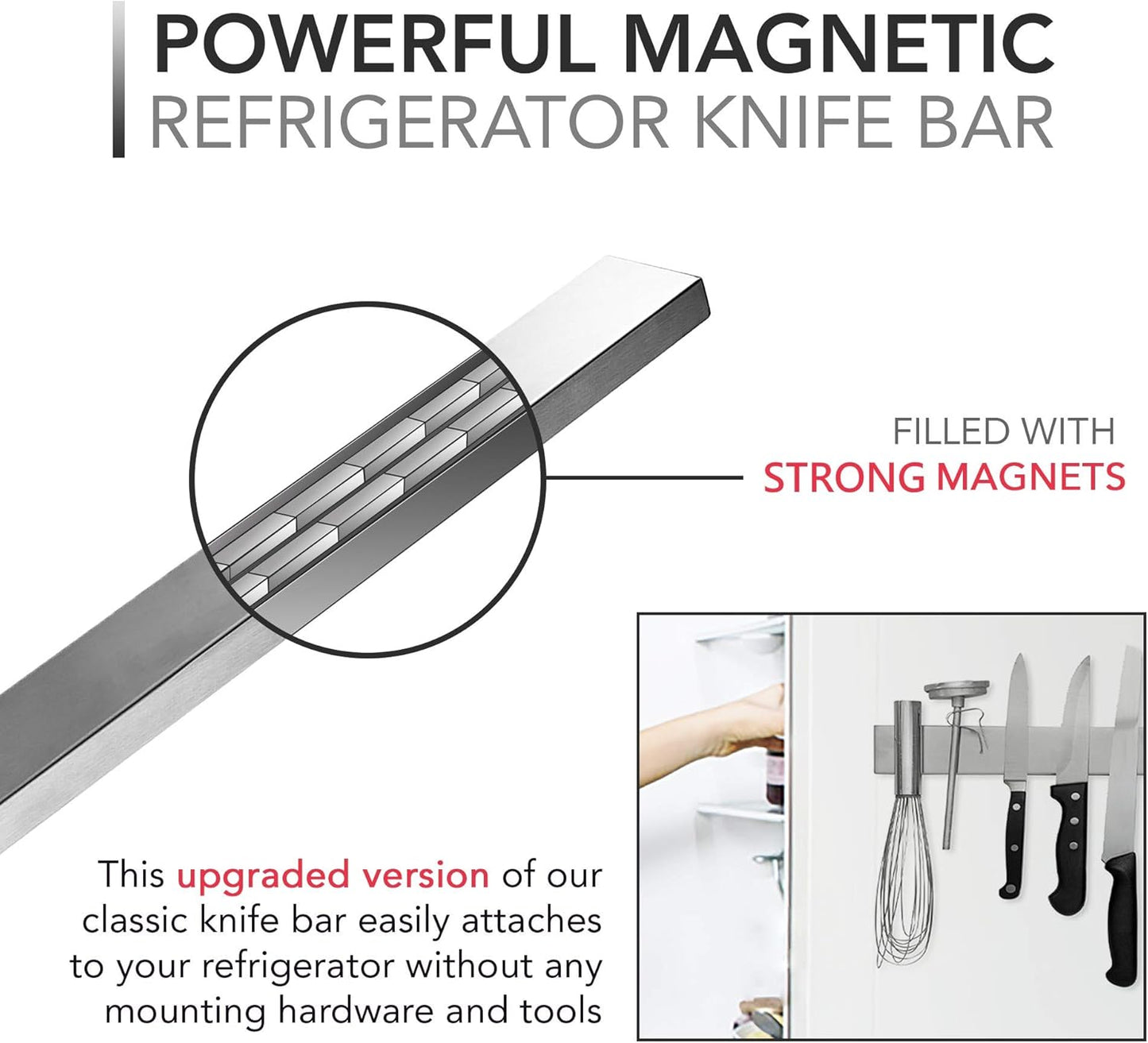 4-Inch Magnetic Knife & Tool Holder