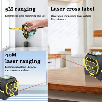 3-in-1 Laser Tape Measure
