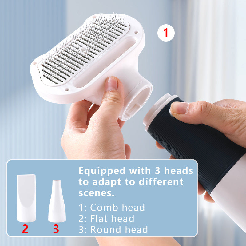 3-in-1 Dog Grooming Dryer & Brush