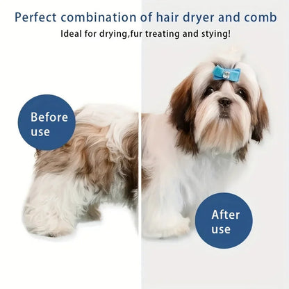 3-in-1 Dog Grooming Dryer & Brush