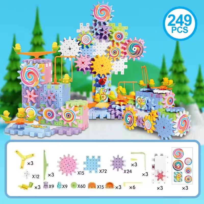 263-Piece Kids Building Blocks Set