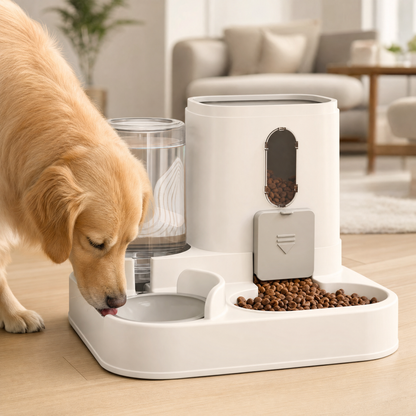 2-in-1 Dog & Cat Feeder