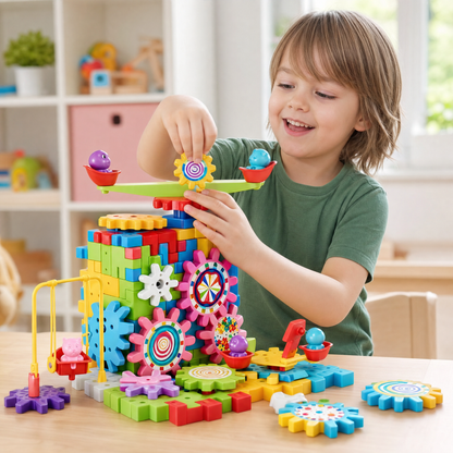 263-Piece Kids Building Blocks Set